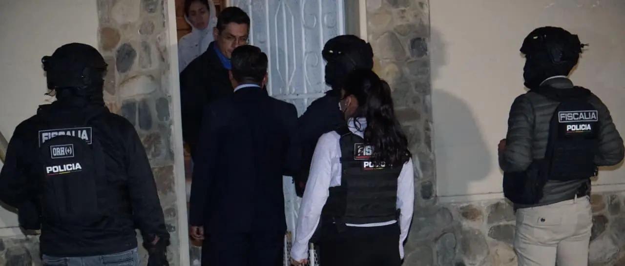 Uno de los allanamientos en la zona sur de La Paz