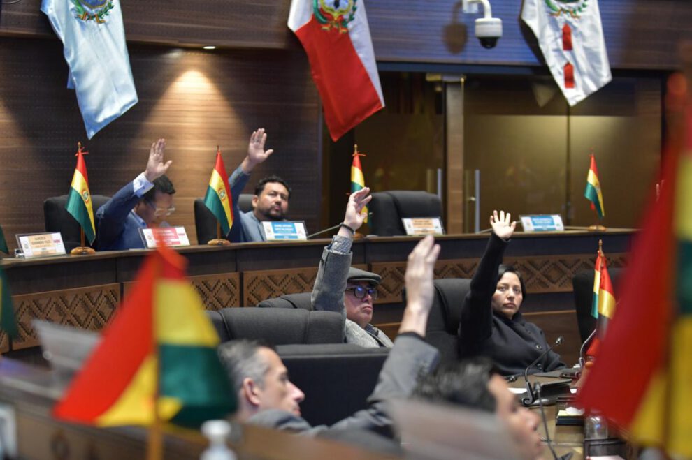 Sesión de la Cámara de Senadores