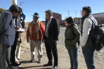 Autoridades en salud y del municipio