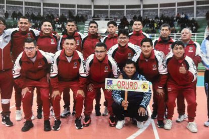 Torneo nacional de futsal Mayores, Chuquisaca vs. Oruro, Coliseo Jorge Revilla de Sucre