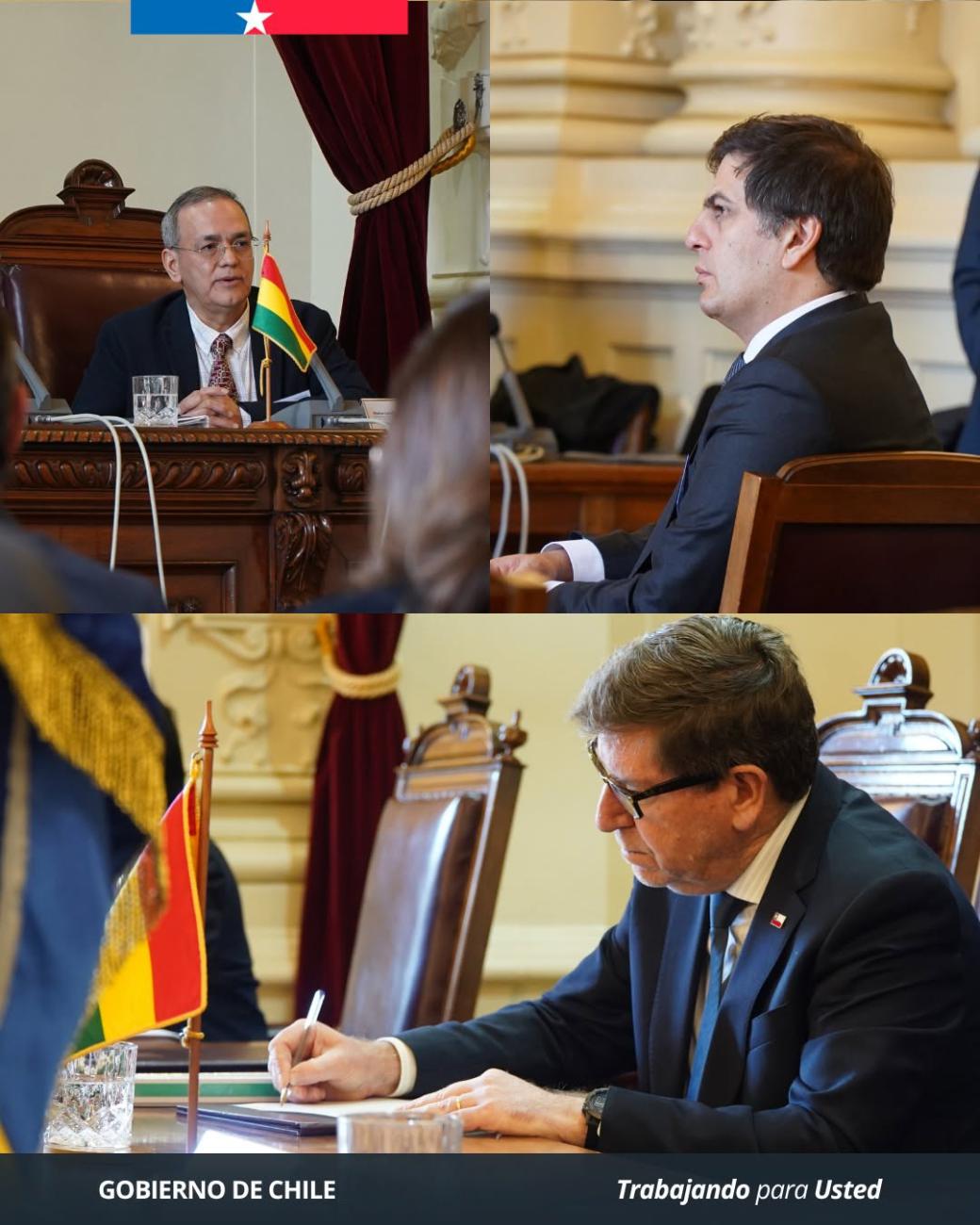 Autoridades de Chile, Argentina, Bolivia y Perú
