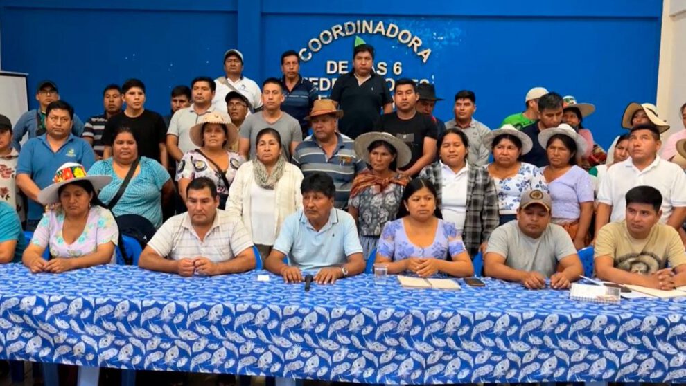 Grupo de personas denominadas evistas