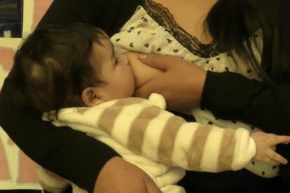 Bebé lactando