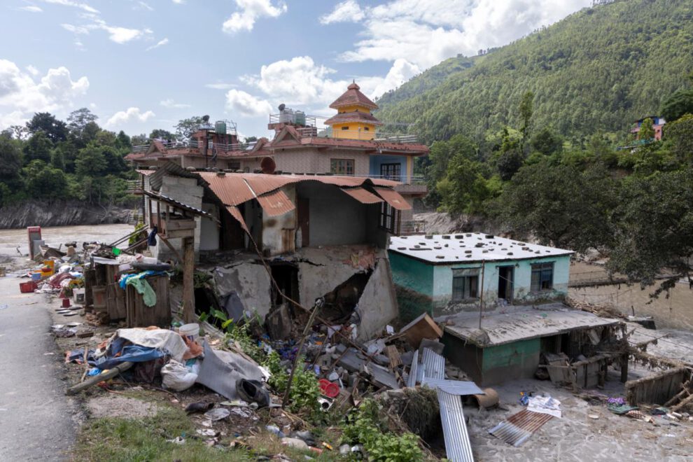 Casas derrumbadas