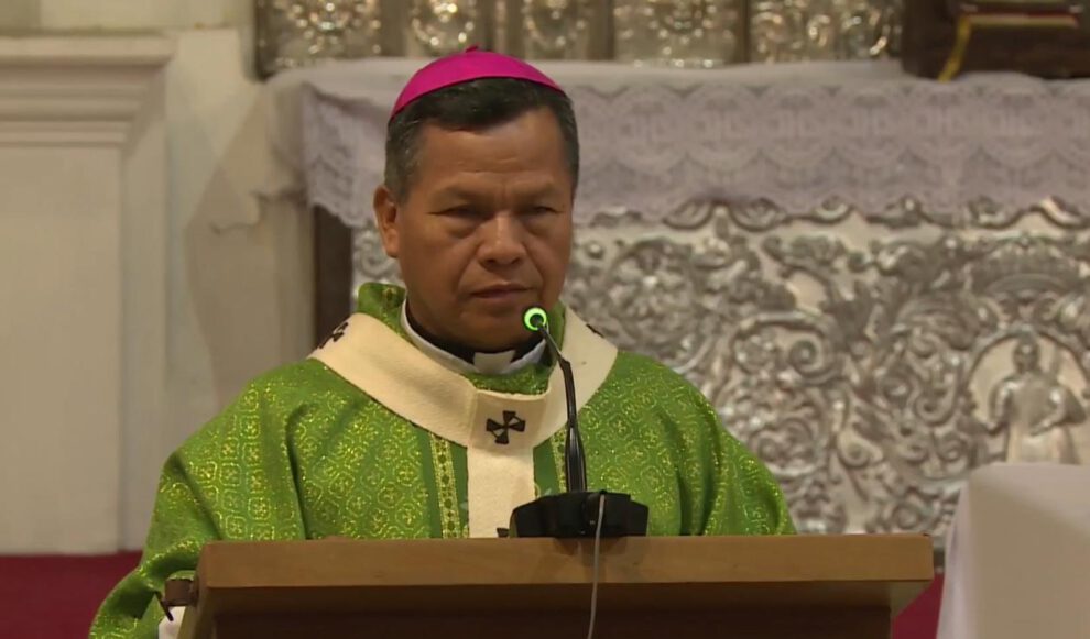Arzobispo de Santa Cruz, monseñor René Leigue