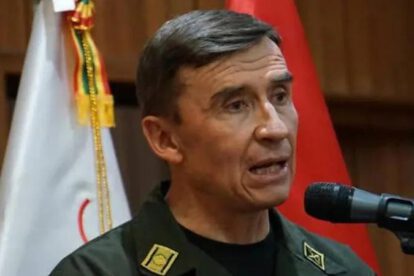 Comandante de la Policía Bolivia, Mirko Sokol.