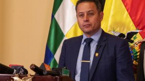 El vicepresidente Lara en conferencia de prensa