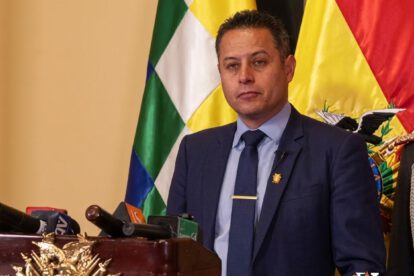 El vicepresidente Lara en conferencia de prensa