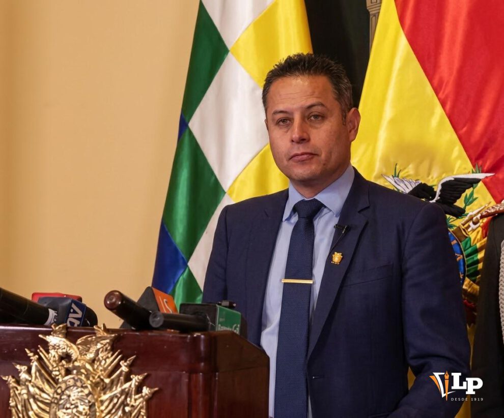 El vicepresidente Lara en conferencia de prensa