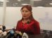 La diputada Pinto en conferencia de prensa