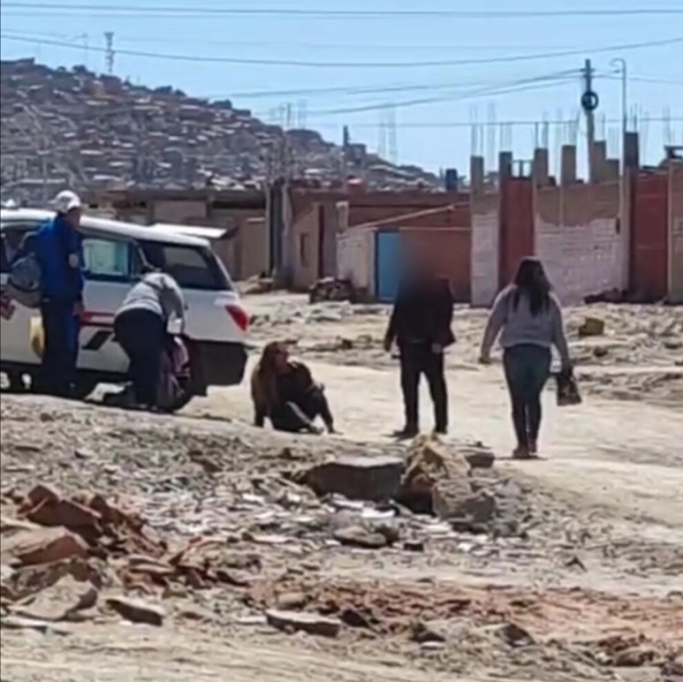 Imagen del altercado
