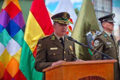 El excomandante de la Policía Boliviana, Mirko Sokol