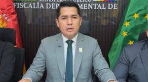 El Fiscal departamental de Beni, Alexander Mendoza,