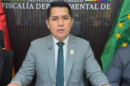 El Fiscal departamental de Beni, Alexander Mendoza,