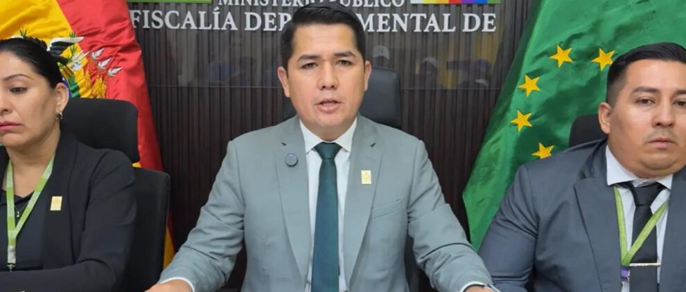 El Fiscal departamental de Beni, Alexander Mendoza,