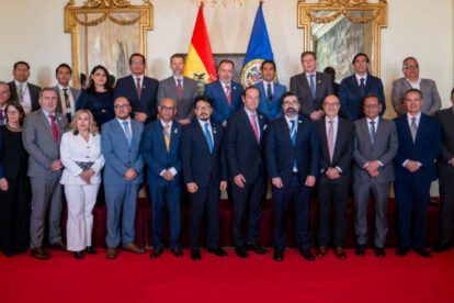Fotografía oficial de la Misión de Alto Nivel de la OEA en Bolivia.