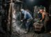 Trabajadores en una mina