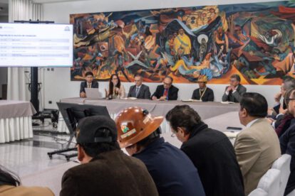 Reunion del ministerio de minería