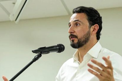 El Gobernador de Santa Cruz, Juan Pablo Velasco