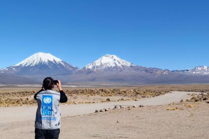 visita de la PNUD en el Parque Sajama