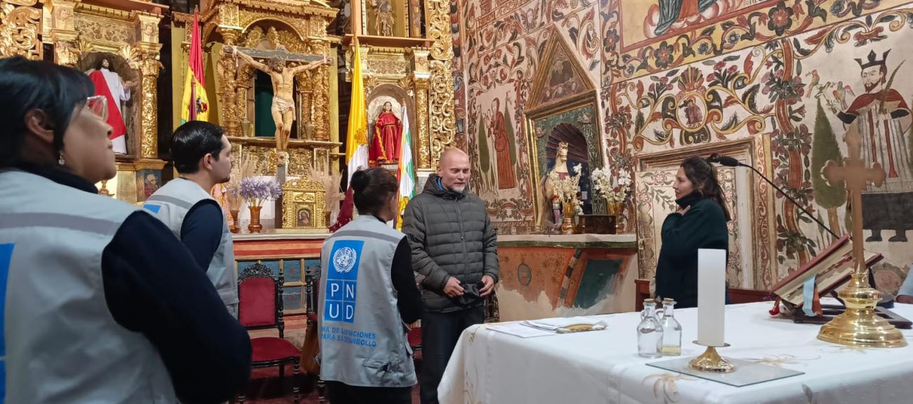 visita de la PNUD en el Parque Sajama