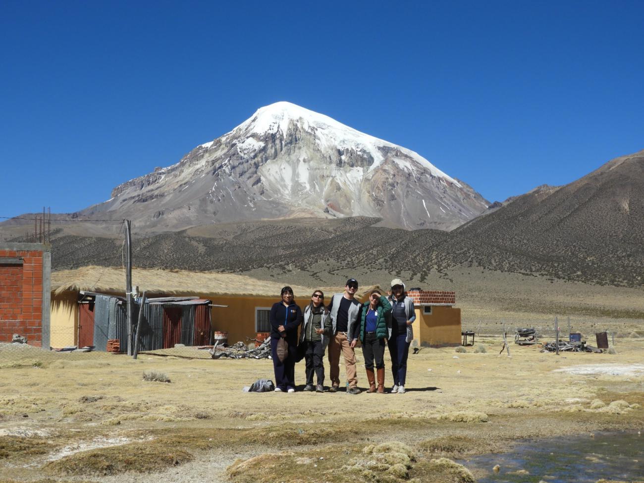 visita de la PNUD en el Parque Sajama
