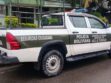 Una patrulla de la Policía en Villa Tunari.