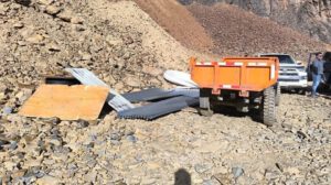 Intervención a una actividad de minería ilegal