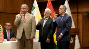 Óscar Navarro, Edwin Aldunate y Fernando Jiménez
