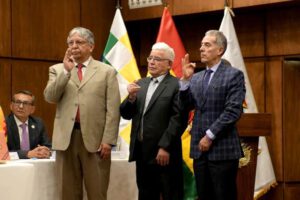 Óscar Navarro, Edwin Aldunate y Fernando Jiménez