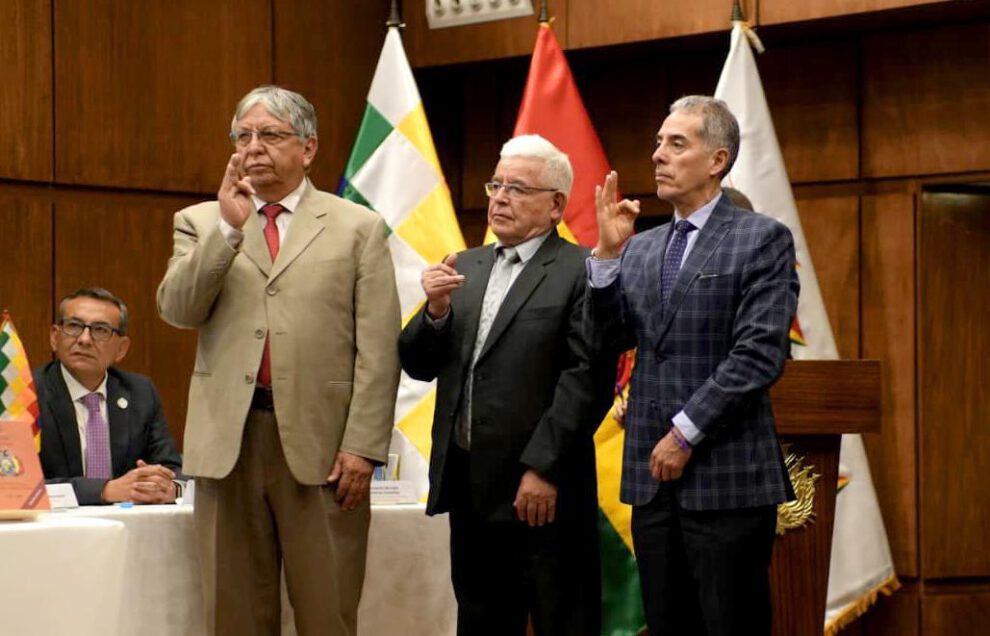 Óscar Navarro, Edwin Aldunate y Fernando Jiménez