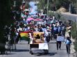 Un grupo de personas en una protesta