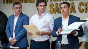 El alcalde cruceño, Carlos Manuel Saavedra