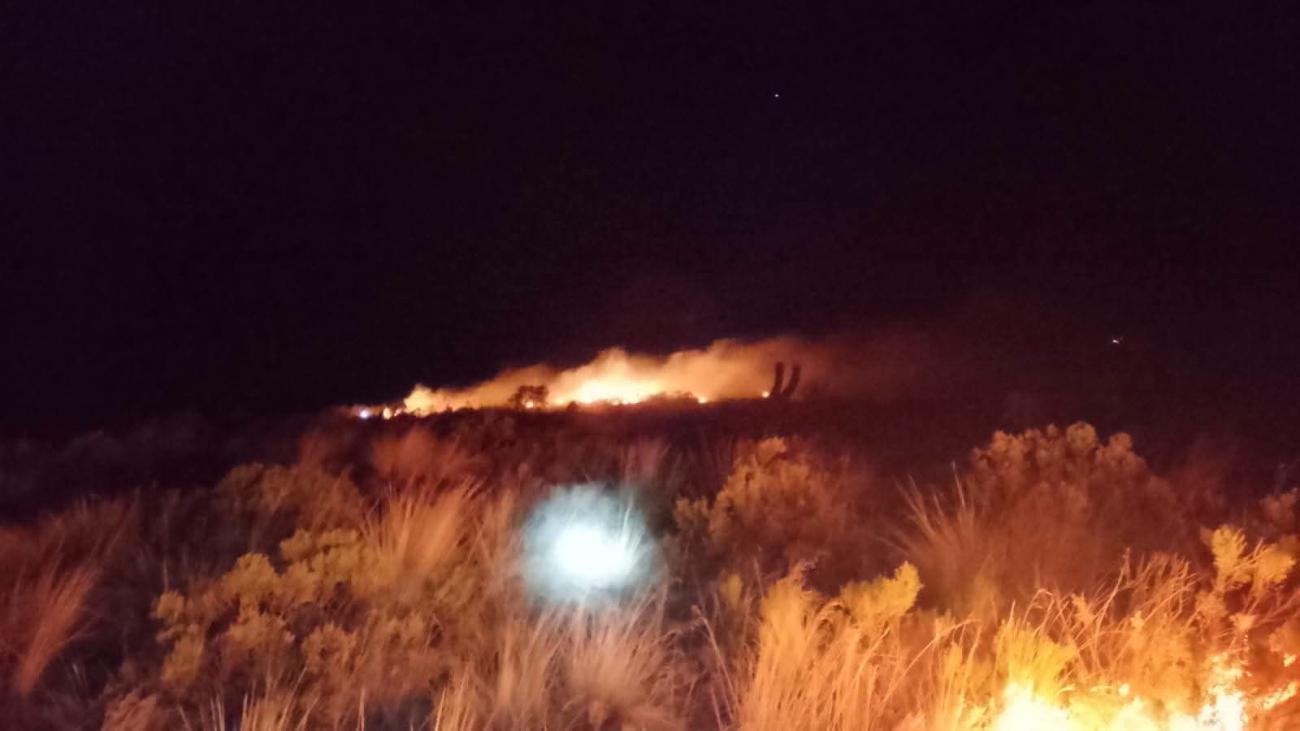 Imagen del incendio