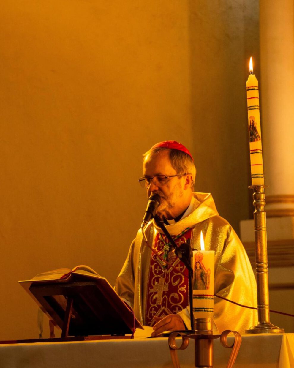 El obispo de Oruro, Cristóbal Bialasik