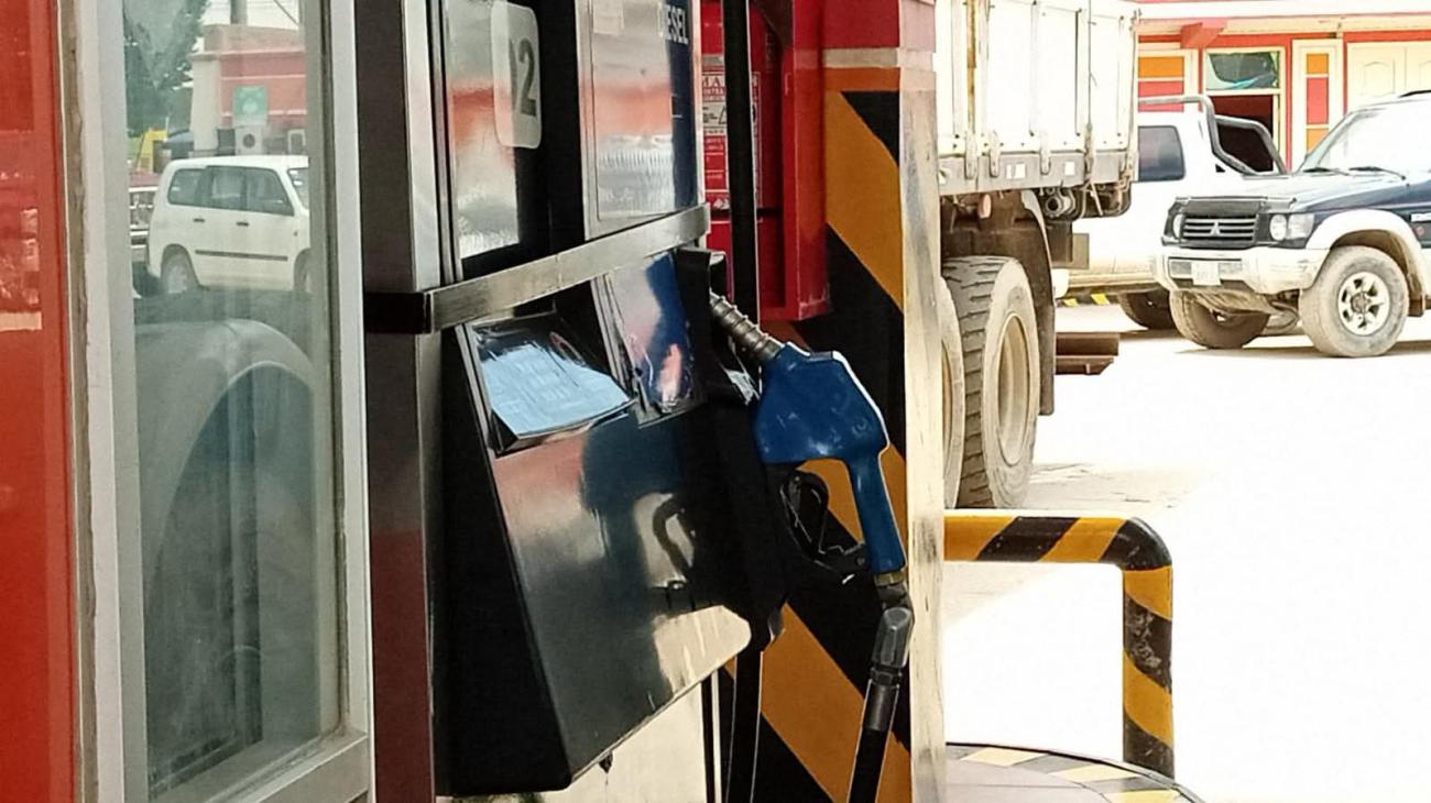 Imagen de la falta de gasolina