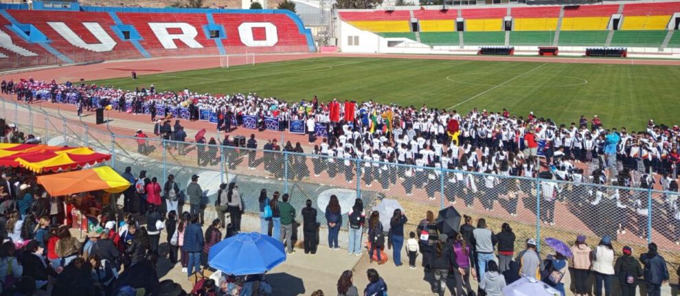 Juegos Anglistas, Acto de Inauguración Juegos Anglistas, Estadio Jesús Bermúdez de Oruro
