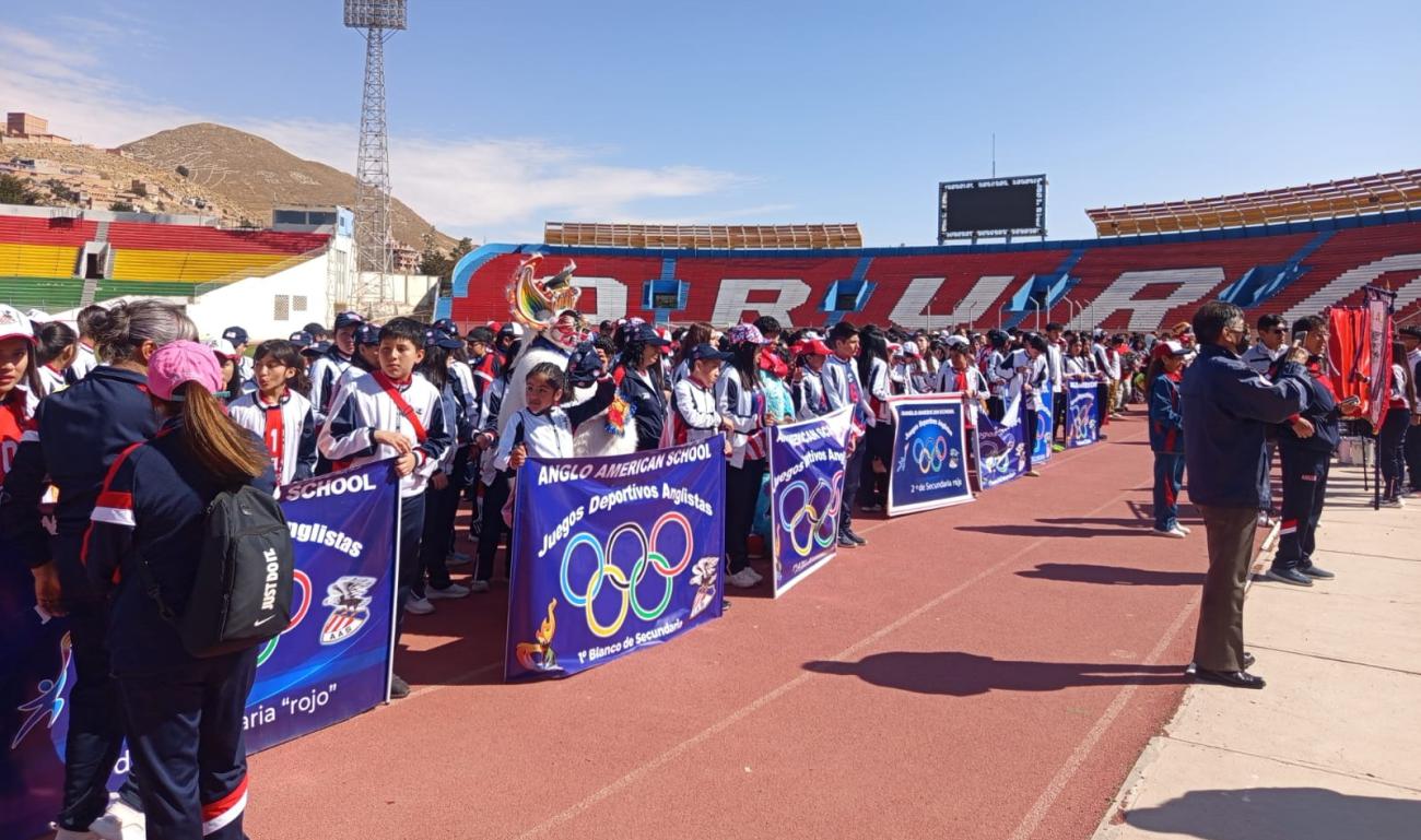 Juegos Anglistas, Acto de Inauguración Juegos Anglistas, Estadio Jesús Bermúdez de Oruro