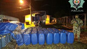 Las sustancias químicas secuestradas.