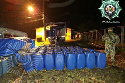Las sustancias químicas secuestradas.