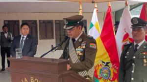 Comandante general de la Policía Boliviana, Adrián Javier Álvarez