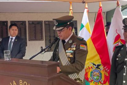 Comandante general de la Policía Boliviana, Adrián Javier Álvarez