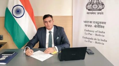 El embajador de la India, Rohit Vadhwana