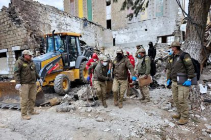 Las labores persisten en el lugar para rescatar a los desaparecidos