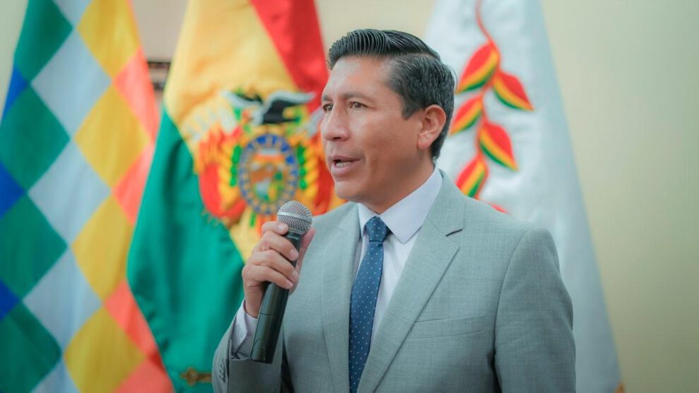 El exviceministro de Justicia Indígena, Franz García