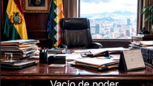 Escritorio presidencial de vacío de poder