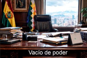 Escritorio presidencial de vacío de poder
