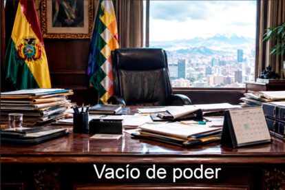 Escritorio presidencial de vacío de poder