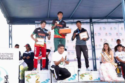 Prueba Nacional de Atletismo, Atleta David Ninavia, Atleta Jhoselyn Camargo