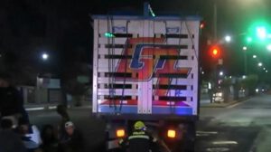 Un camión de alto tonelaje